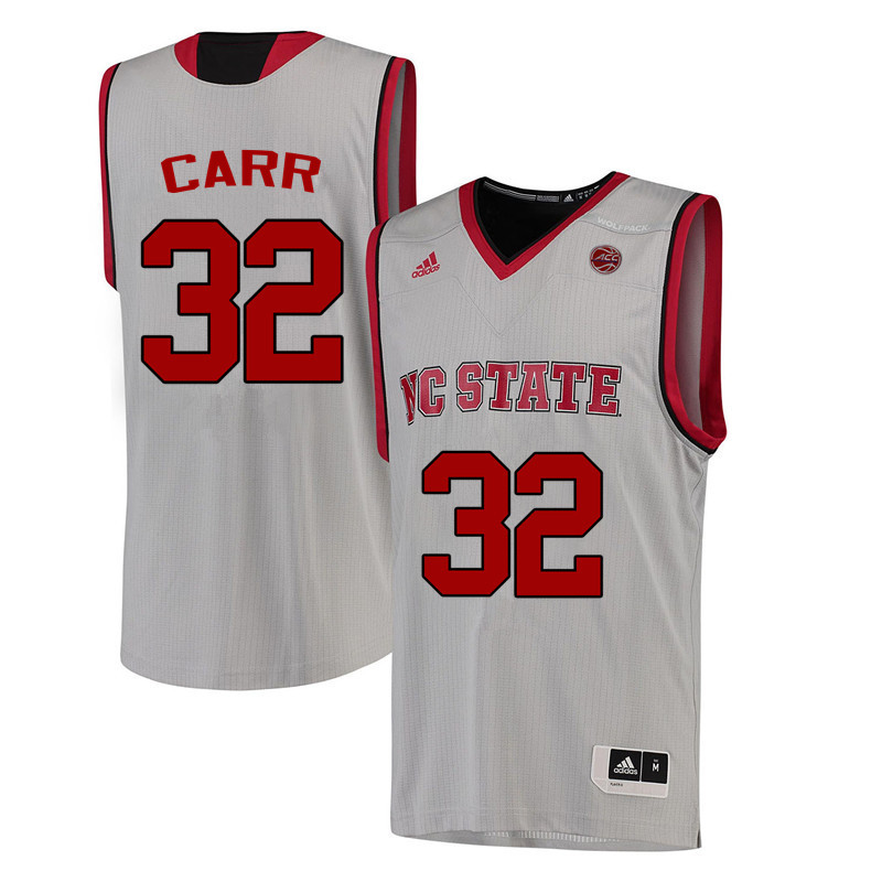 Men NC State Wolfpack #32 Kenny Carr College Basketball Jerseys-White
